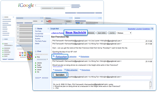 Google Mail-Gadget