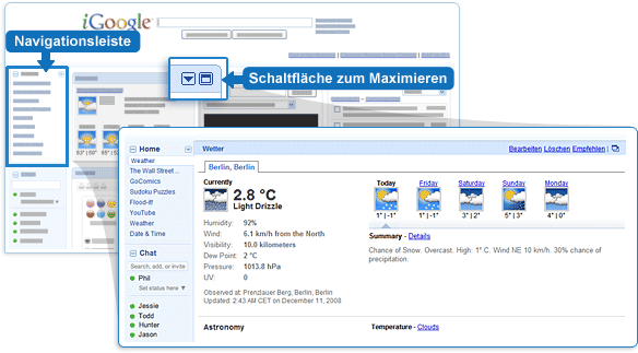 Google Wetter-Gadget