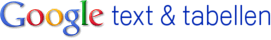 Google Text & Tabellen
