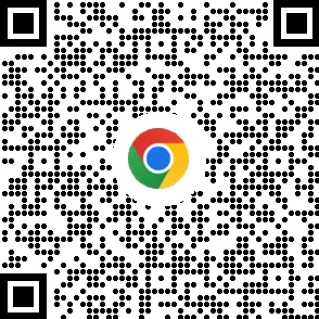 QR-Code zum Herunterladen von Chrome auf Mobilgeräte